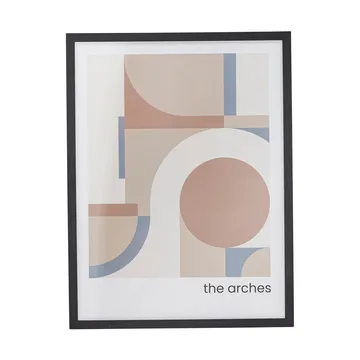 Arches painting 32x42 cm - 黑色 frame - Bloomingville