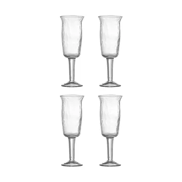 Asha北欧风格白葡萄酒杯4件装 - 透明色 - Bloomingville