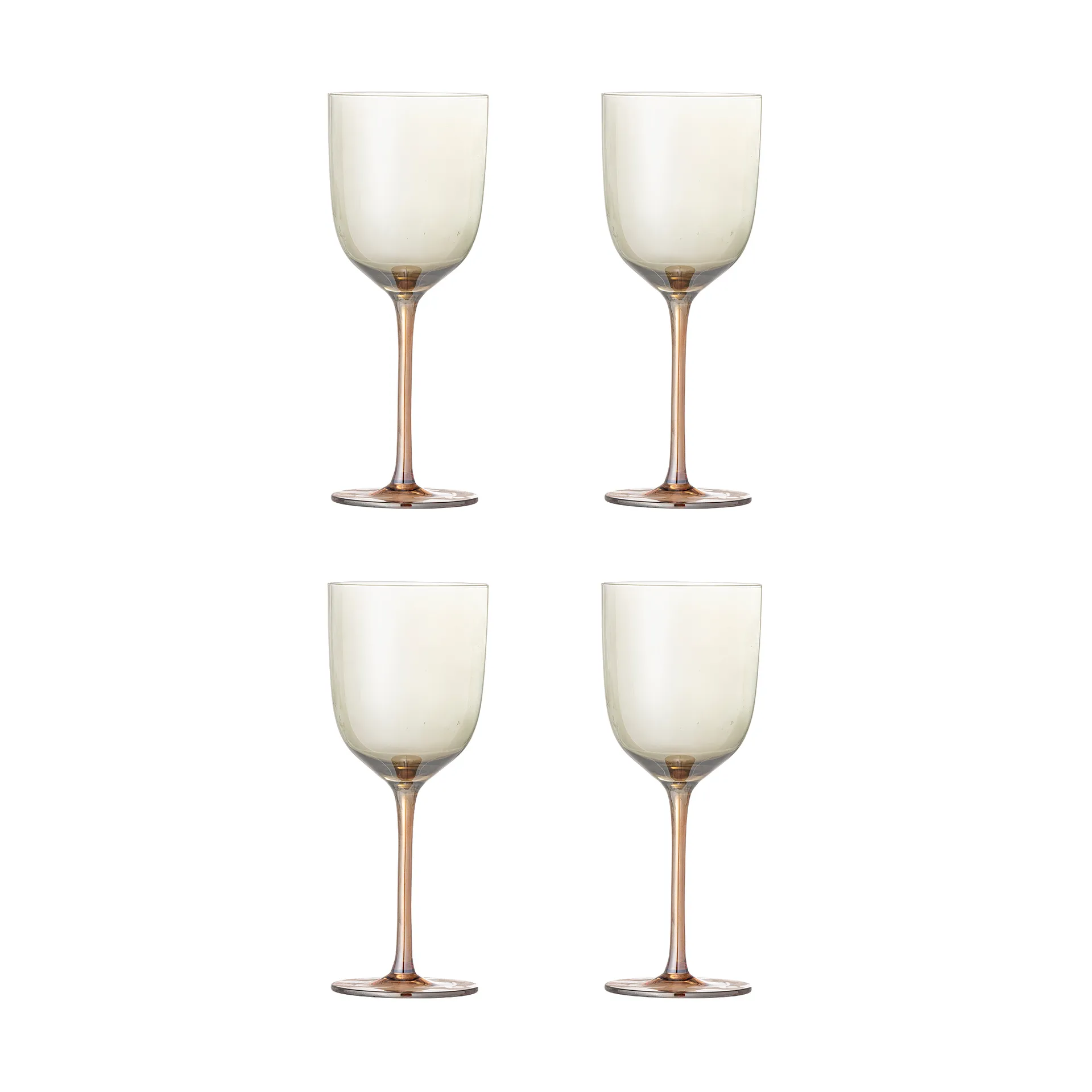 Aston北欧风格红酒杯4件装, 古铜色 Bloomingville