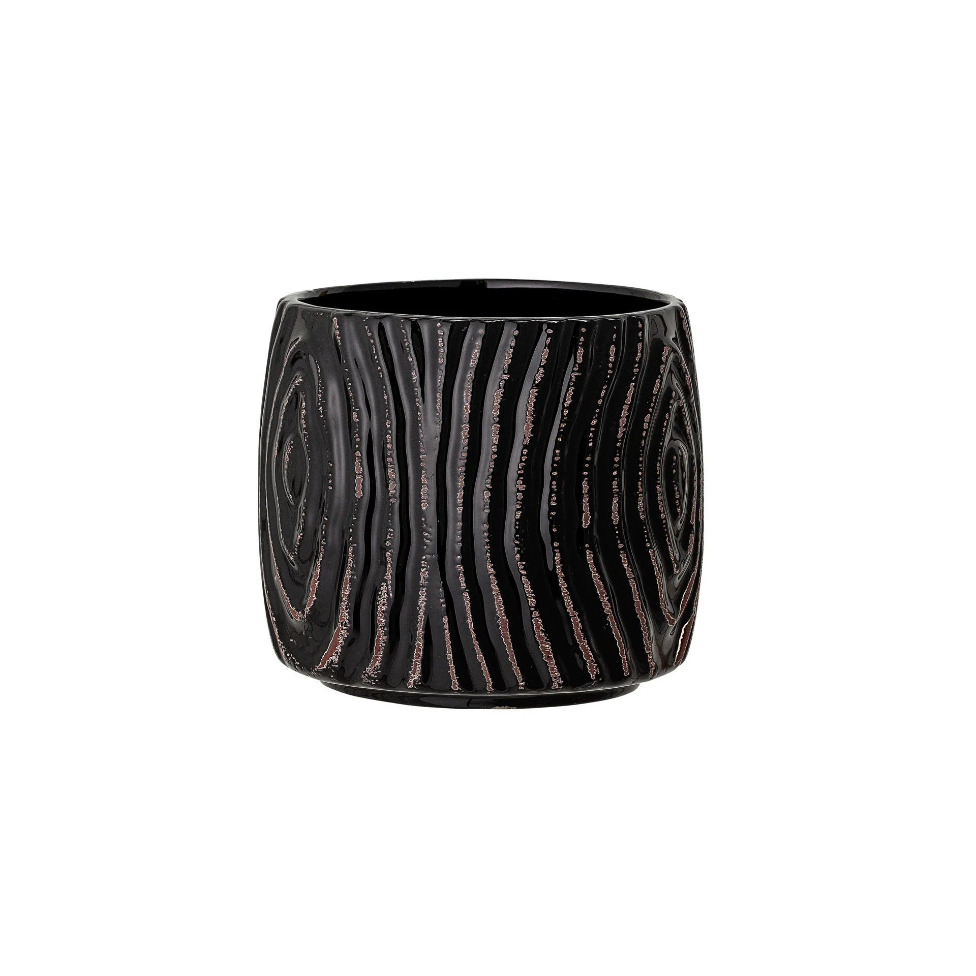 Atena 花盆 Ø13.5cm, 黑色 Bloomingville