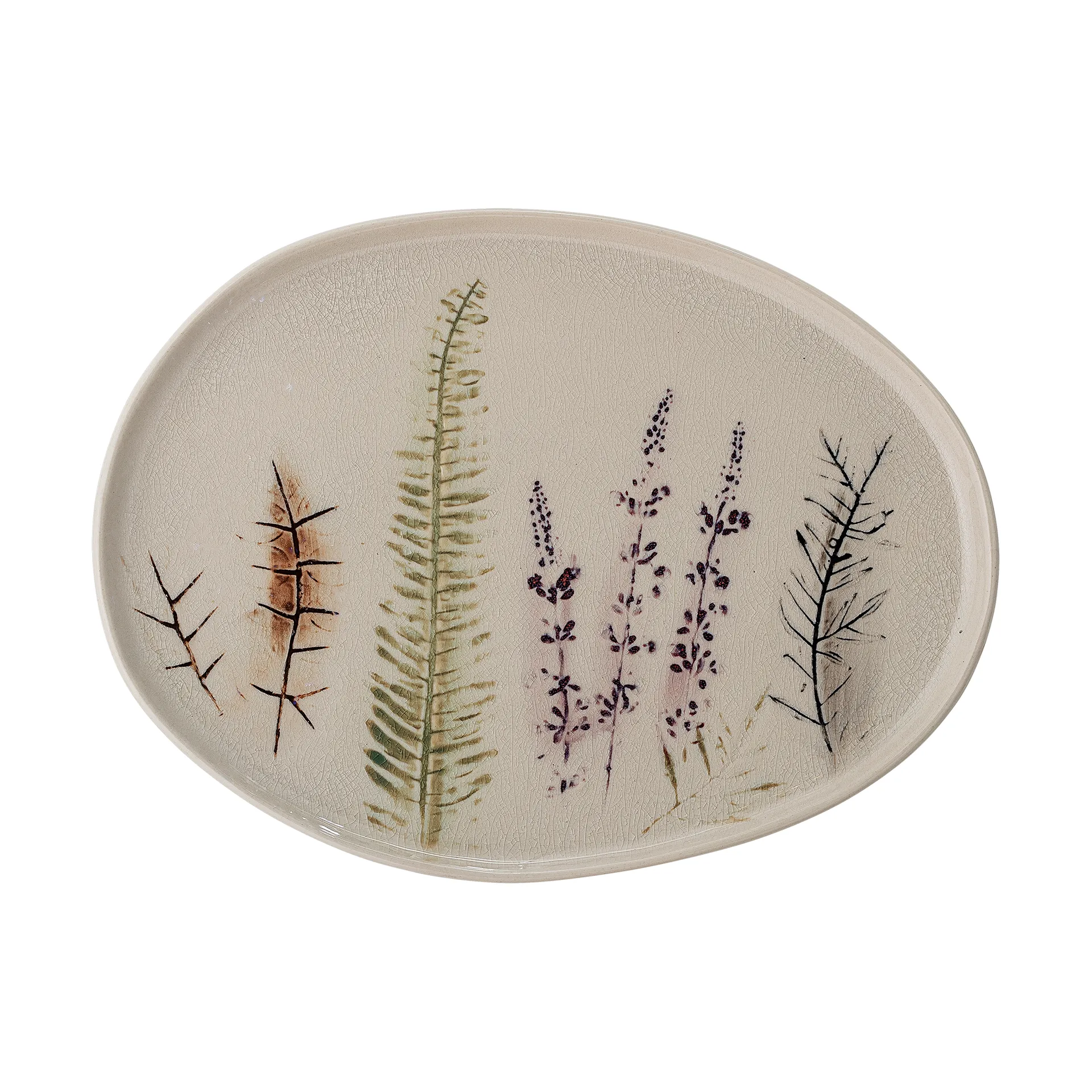 Bea serving platter 26x34.5 cm, Nature Bloomingville