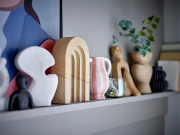 Binti 花瓶 15 cm - 白色-玫瑰色 - Bloomingville