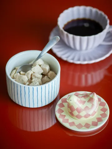 Biona带盖餐碗直径11厘米 - 玫瑰色 - Bloomingville