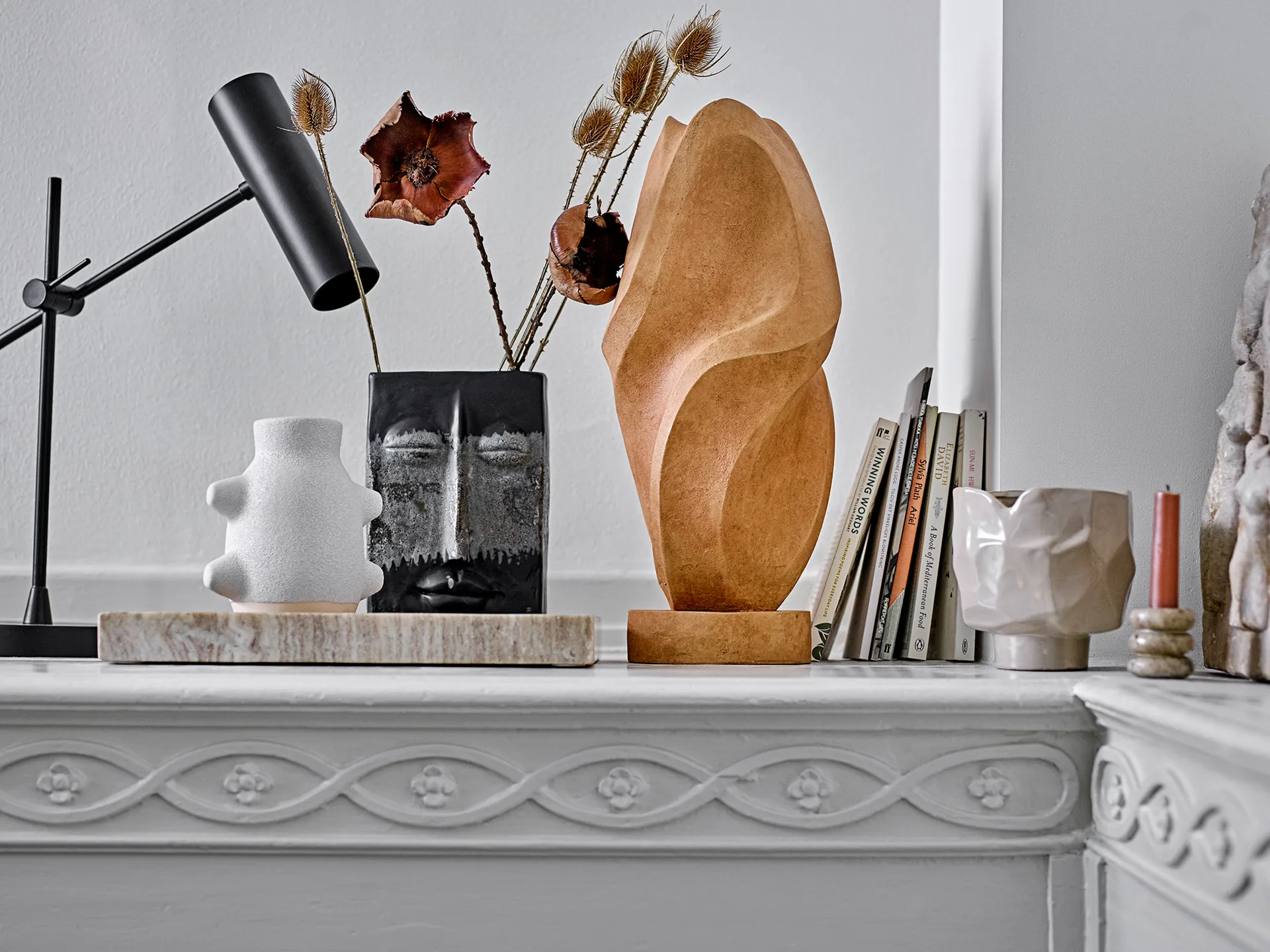 Birka 花瓶 white, 16 cm Bloomingville