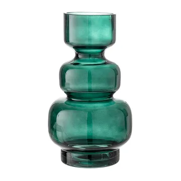 Bloomingville 玻璃花瓶 25cm - 绿色 - Bloomingville