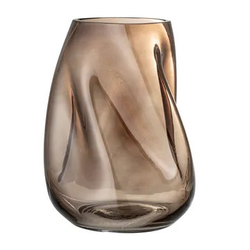 Bloomingville 玻璃花瓶 26cm - 棕色 - Bloomingville