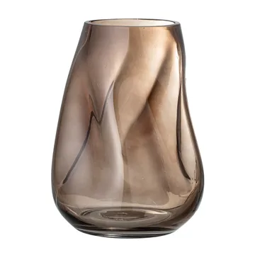 Bloomingville 玻璃花瓶 26cm - 棕色 - Bloomingville