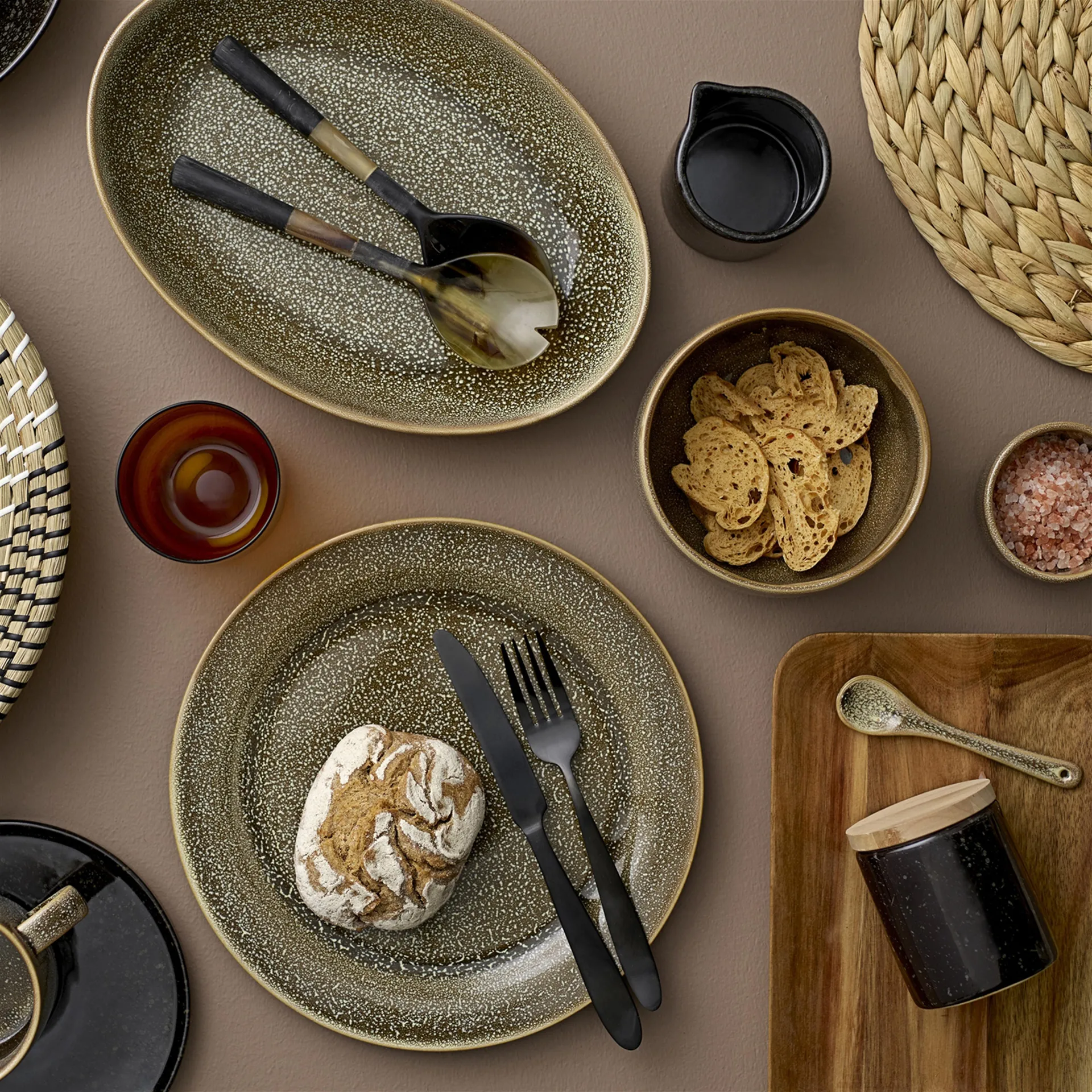 Bloomingville braided 餐垫 , Ø 35 cm Bloomingville