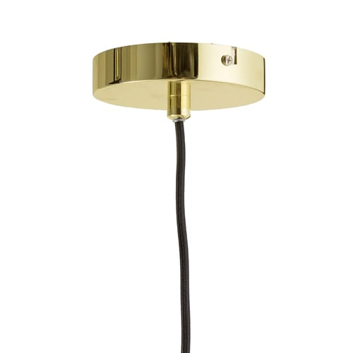 Bloomingville ceiling 灯 with hanging basket Ø10 cm, clear-gold Bloomingville