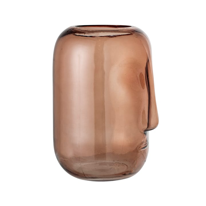 Bloomingville 玻璃 花瓶  face 25 cm, 棕色 Bloomingville