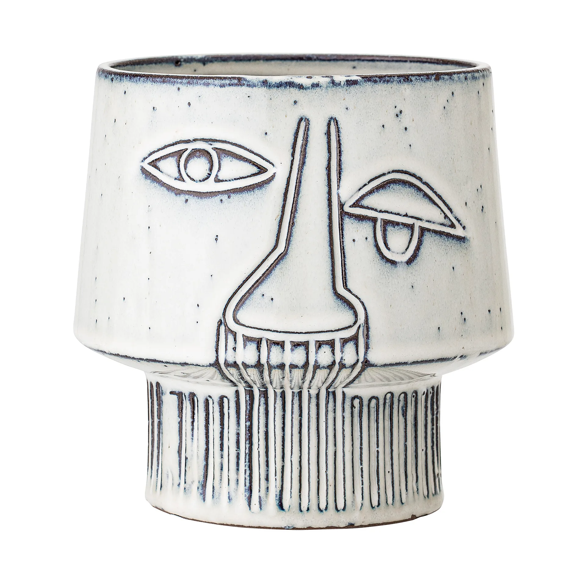 Bloomingville flowerpot on foot, 灰色 Bloomingville