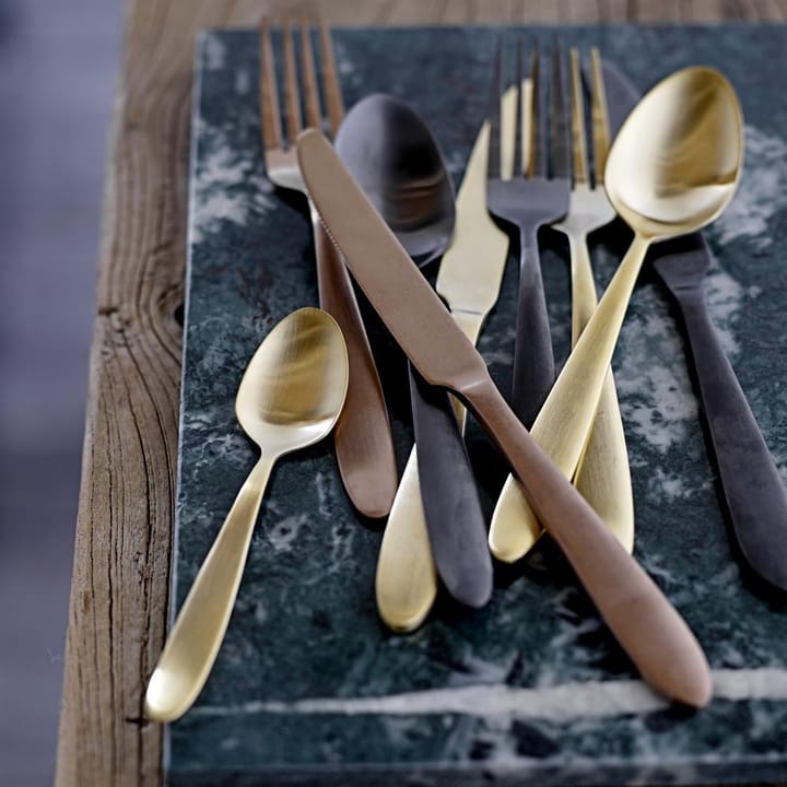 Bloomingville gold 餐具 cutlery 四件套装, gold Bloomingville
