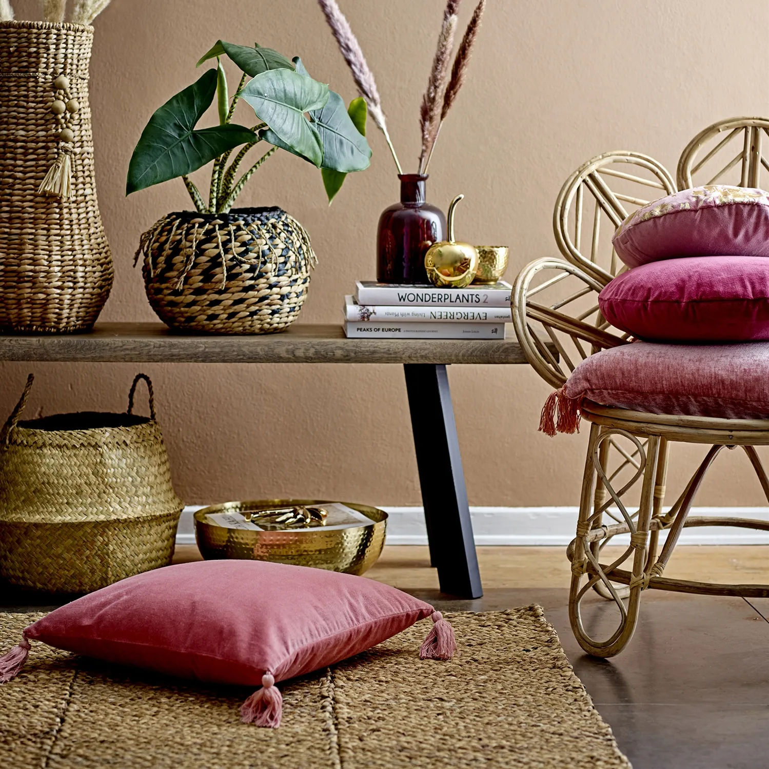 Bloomingville jute 地毯 76x240 cm, Natural Bloomingville