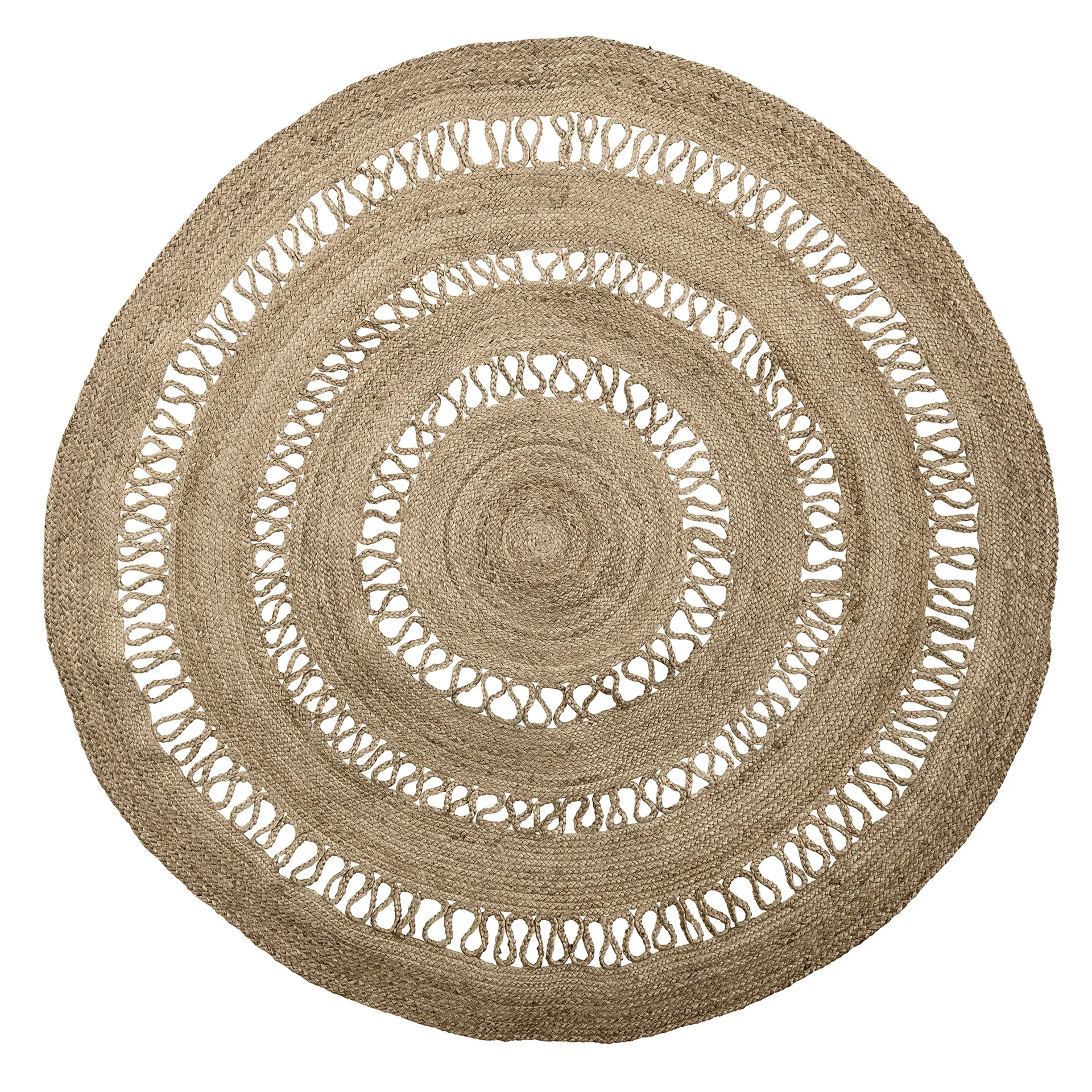 Bloomingville jute 地毯 round Ø182 cm, natural Bloomingville