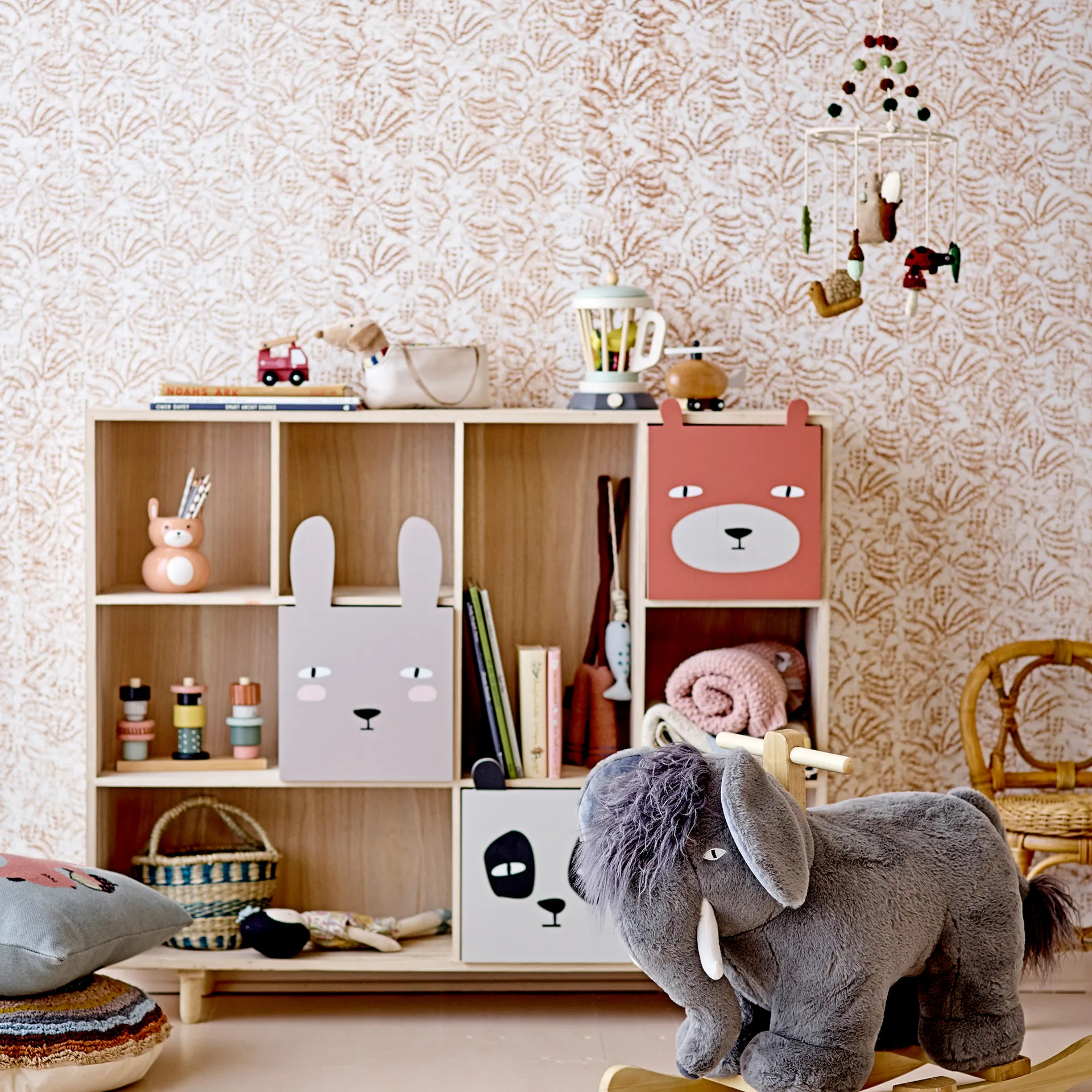 Bloomingville 平衡挂件 mobile - animal and nature, multi Bloomingville