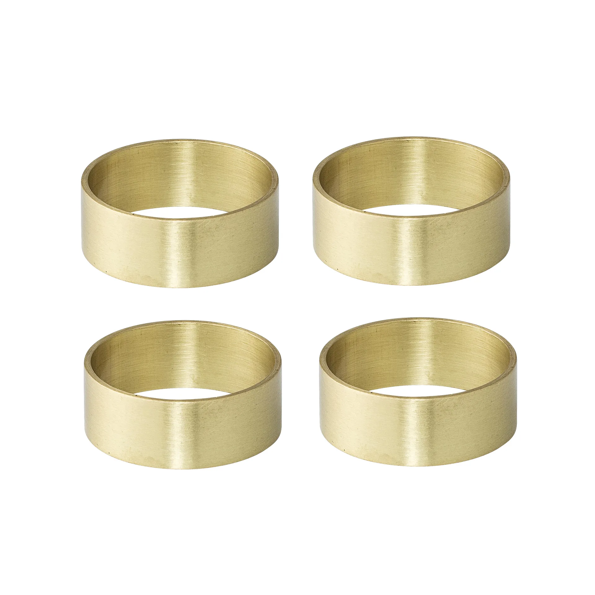Bloomingville napkin rings 4 pack, brass Bloomingville