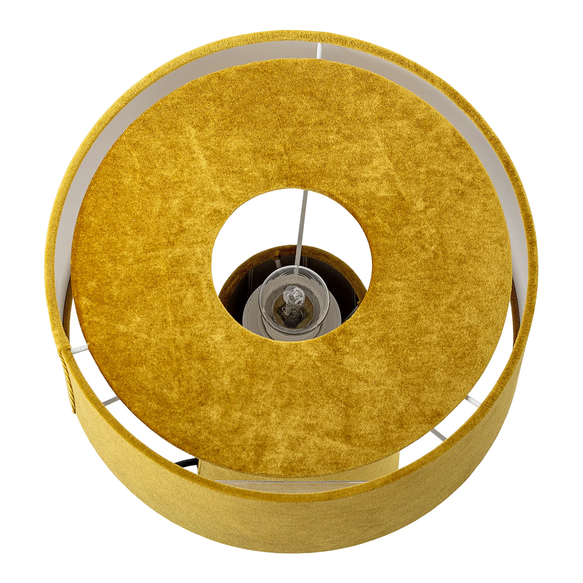 Bloomingville 台灯 polyester, 黄色 Bloomingville