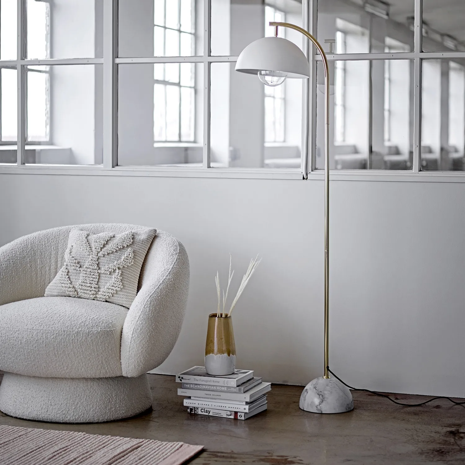 Bloomingville 靠枕|靠垫 structure 40x40 cm, nature Bloomingville