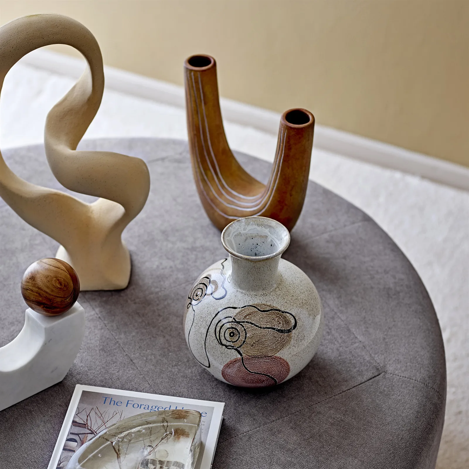 Bloomingville 花瓶 terracotta 26 cm, 棕色 Bloomingville