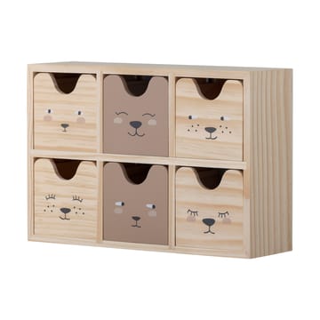 Calle bookshelf 小 6 drawers 27x18 cm - 原色/自然色 - Bloomingville
