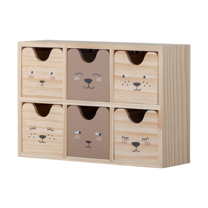 Calle bookshelf 小 6 drawers 27x18 cm, 原色/自然色 Bloomingville