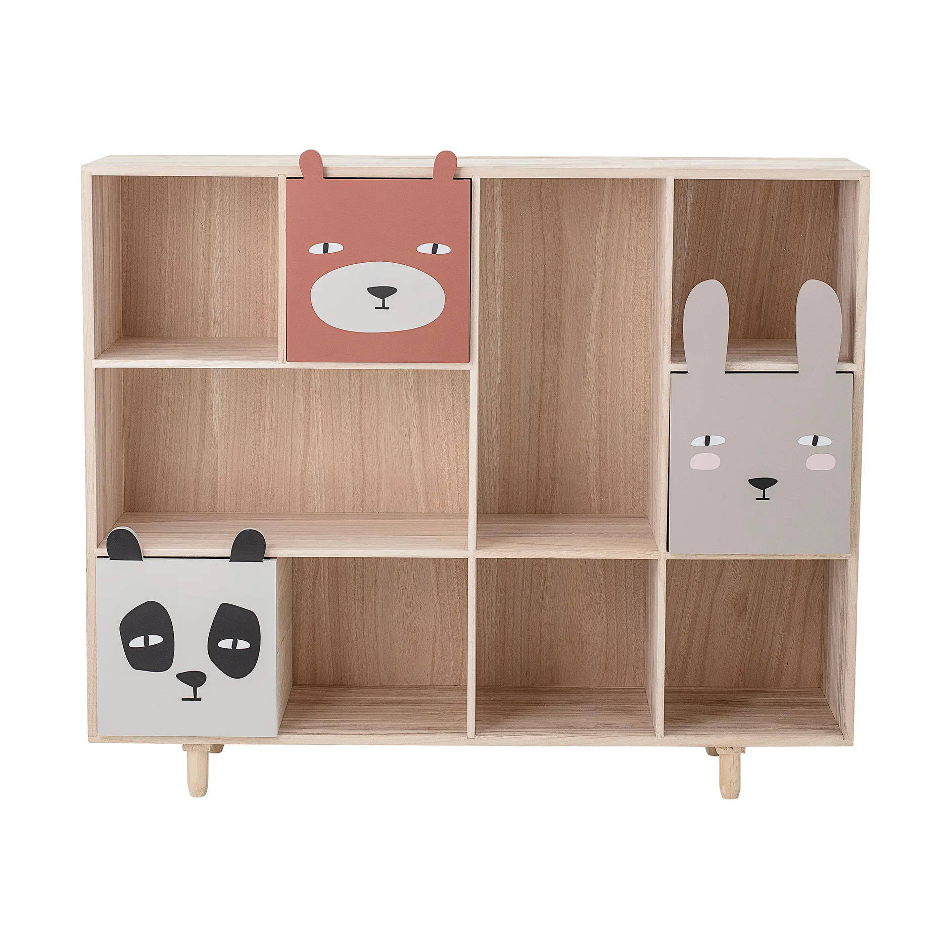 Calle bookshelf 89.5x107 cm 3 drawers, Nature Bloomingville