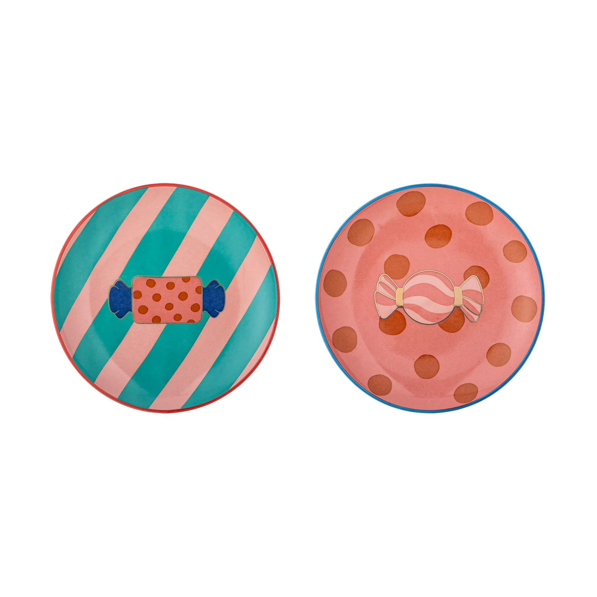 Caramella 盘子 Ø16 cm 2件, 粉色 Bloomingville