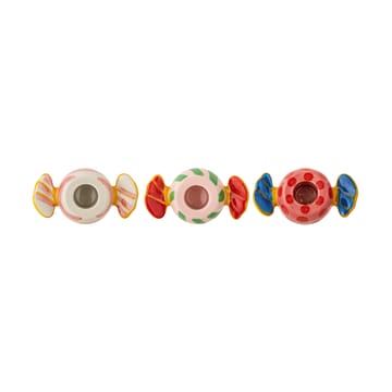 Caramella 蜡烛 holders 3件 - 粉色 - Bloomingville