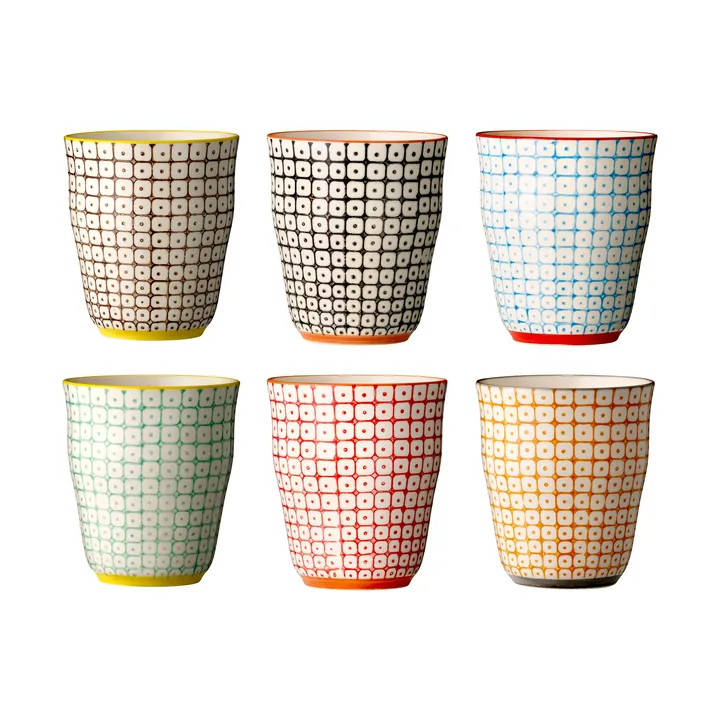 Carla 马克杯 9.5 cm 6-pack - Bloomingville