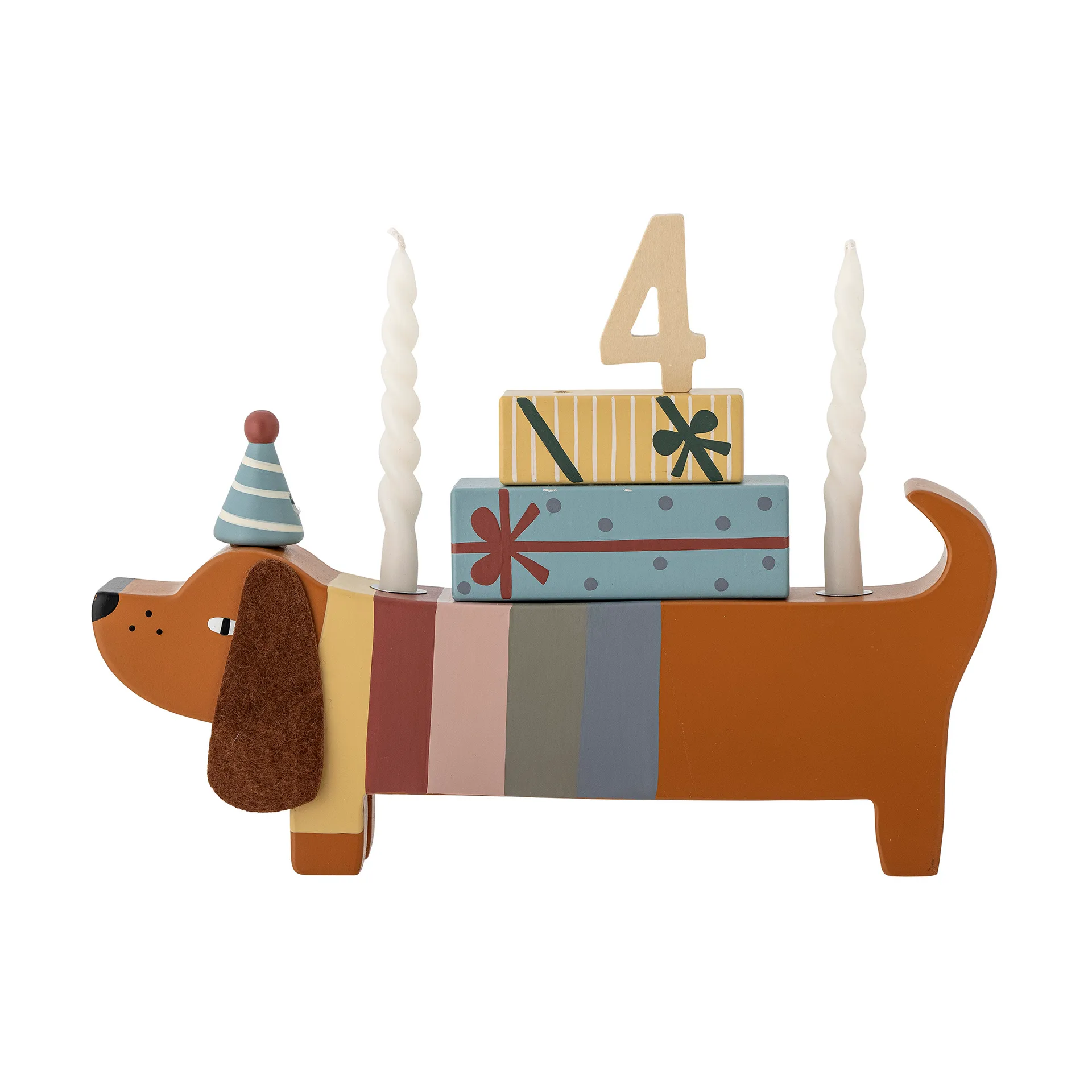 Charlie Birthday 装饰 28 cm, 褐色-混合色 Bloomingville