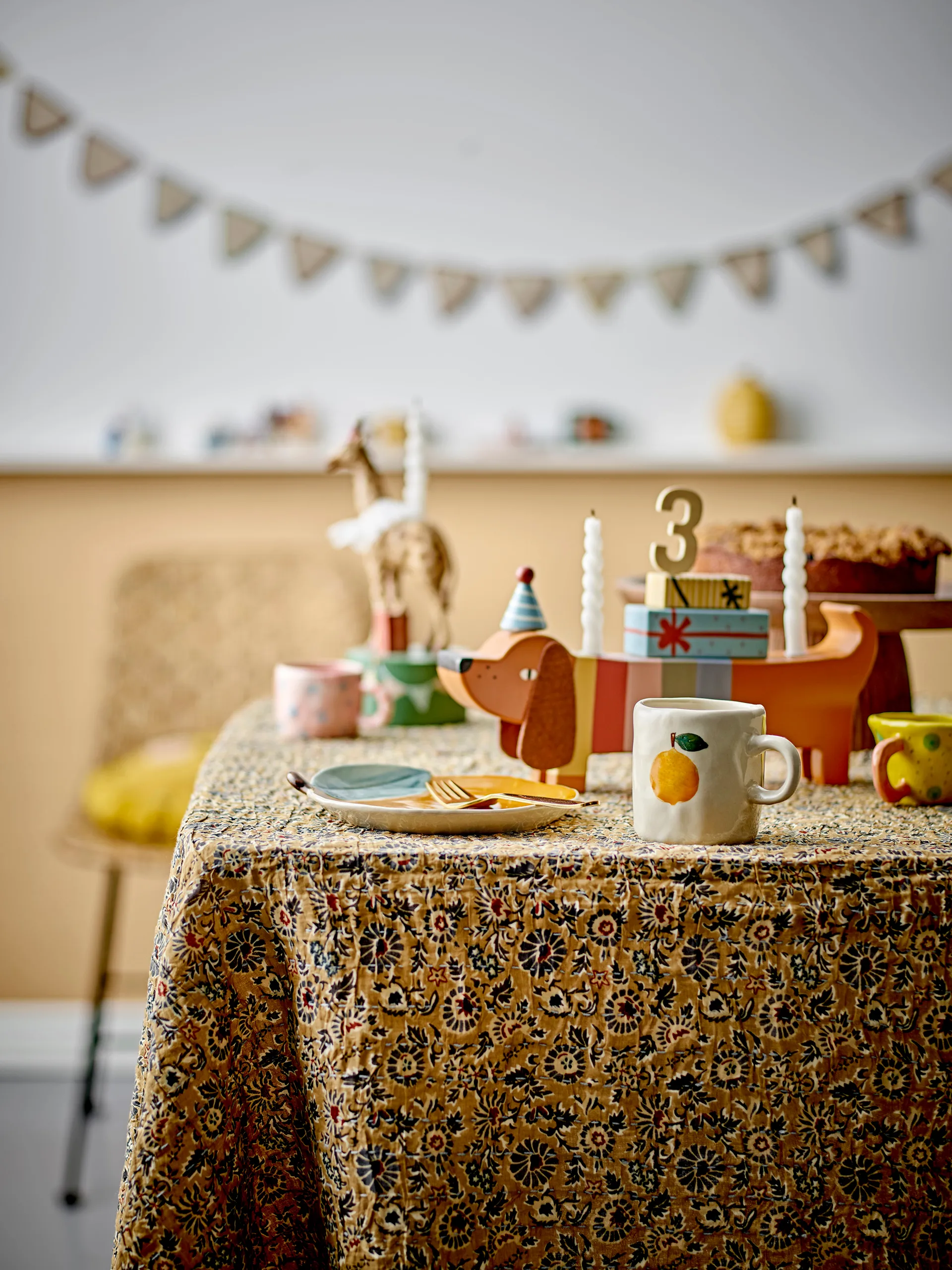 Charlie Birthday 装饰 28 cm, 褐色-混合色 Bloomingville