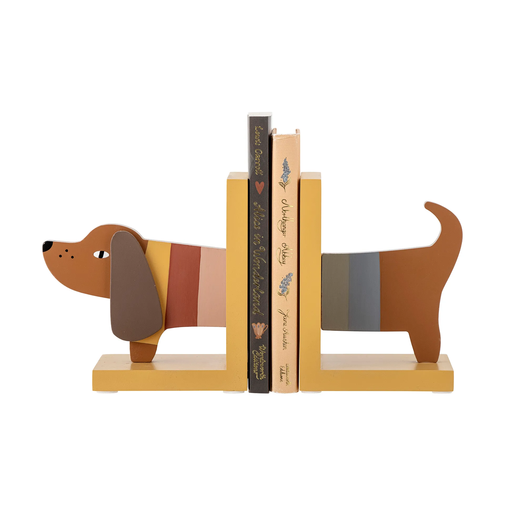 Charlie book ends 2件, Yellow Bloomingville