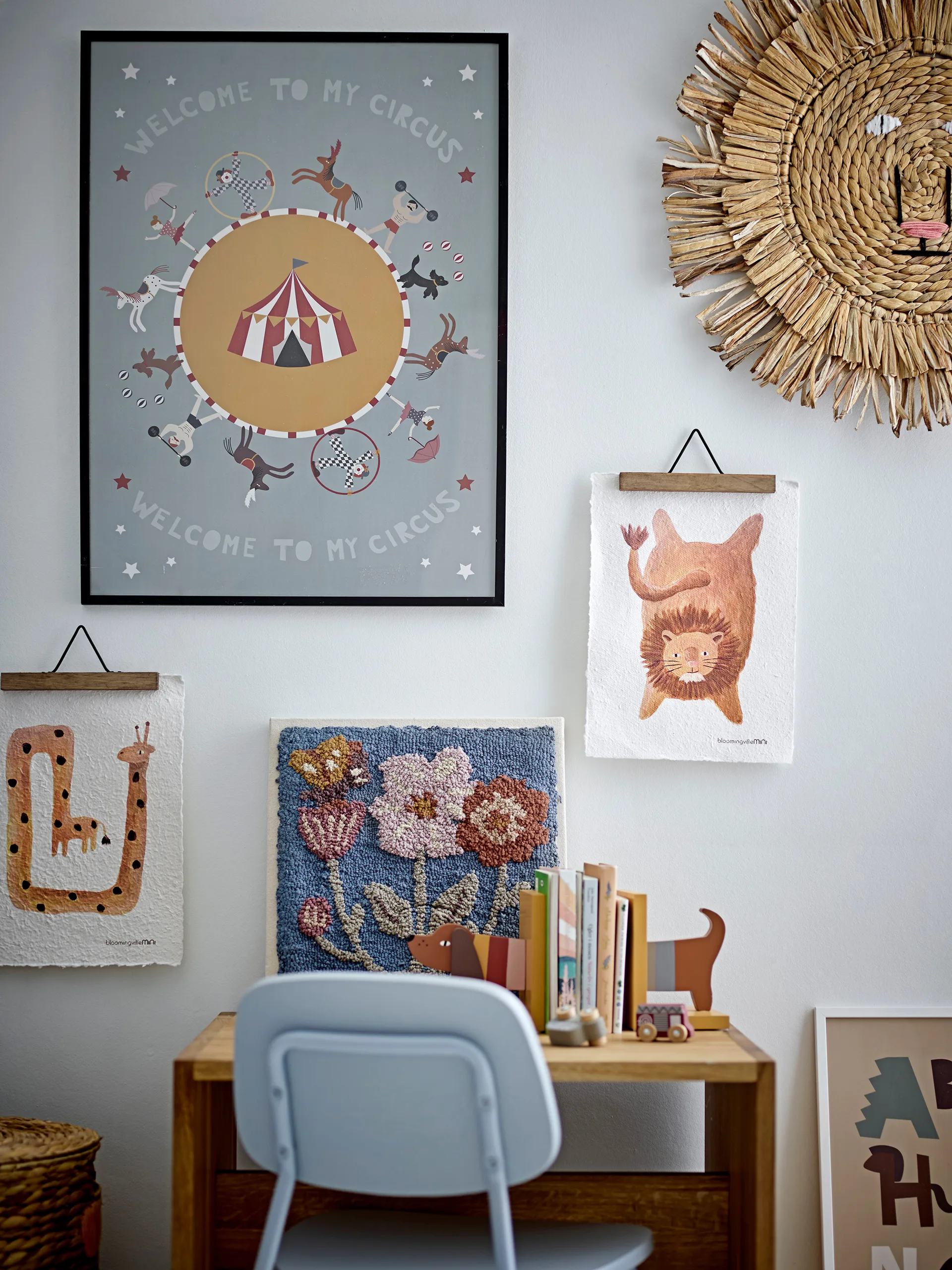 Charlie book ends 2件, Yellow Bloomingville