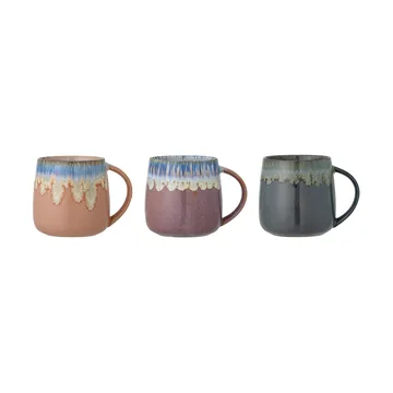 Cloe 杯380ml 3件 - 多色 - Bloomingville