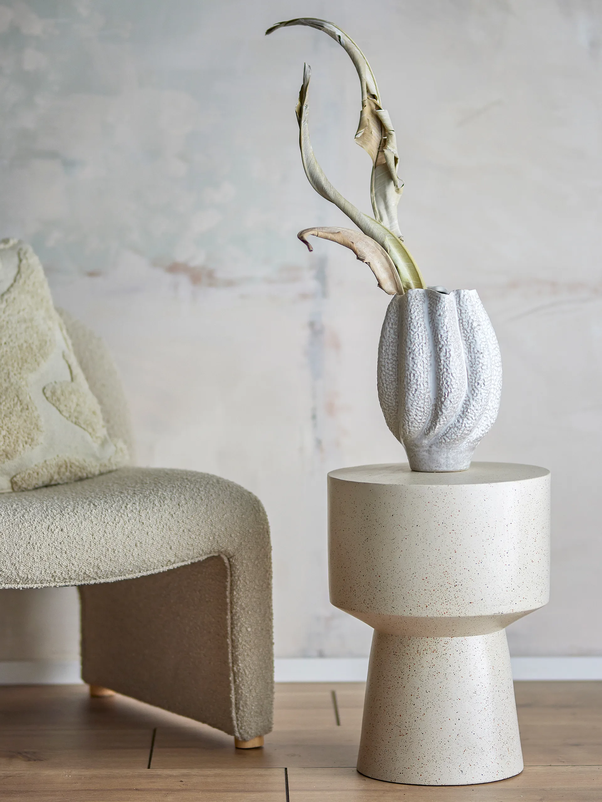 Cove 花瓶 28 cm, 白色 Bloomingville