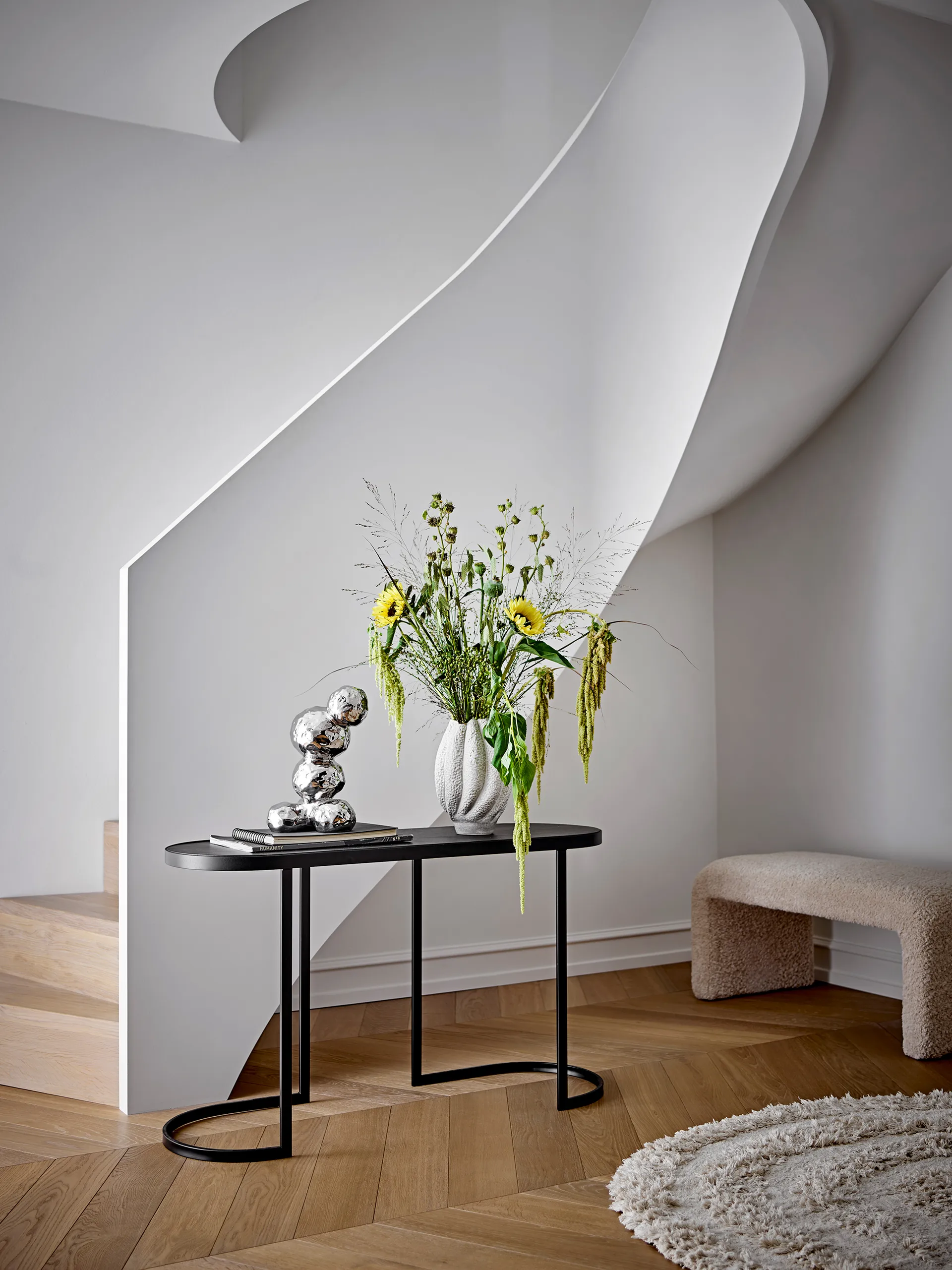 Cove 花瓶 28cm, 白色 Bloomingville