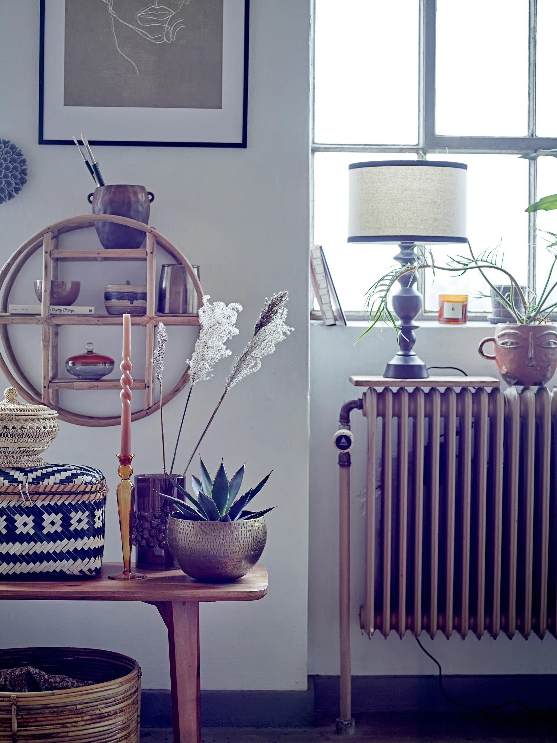 Dara 烛台 27 cm, 黄色 Bloomingville