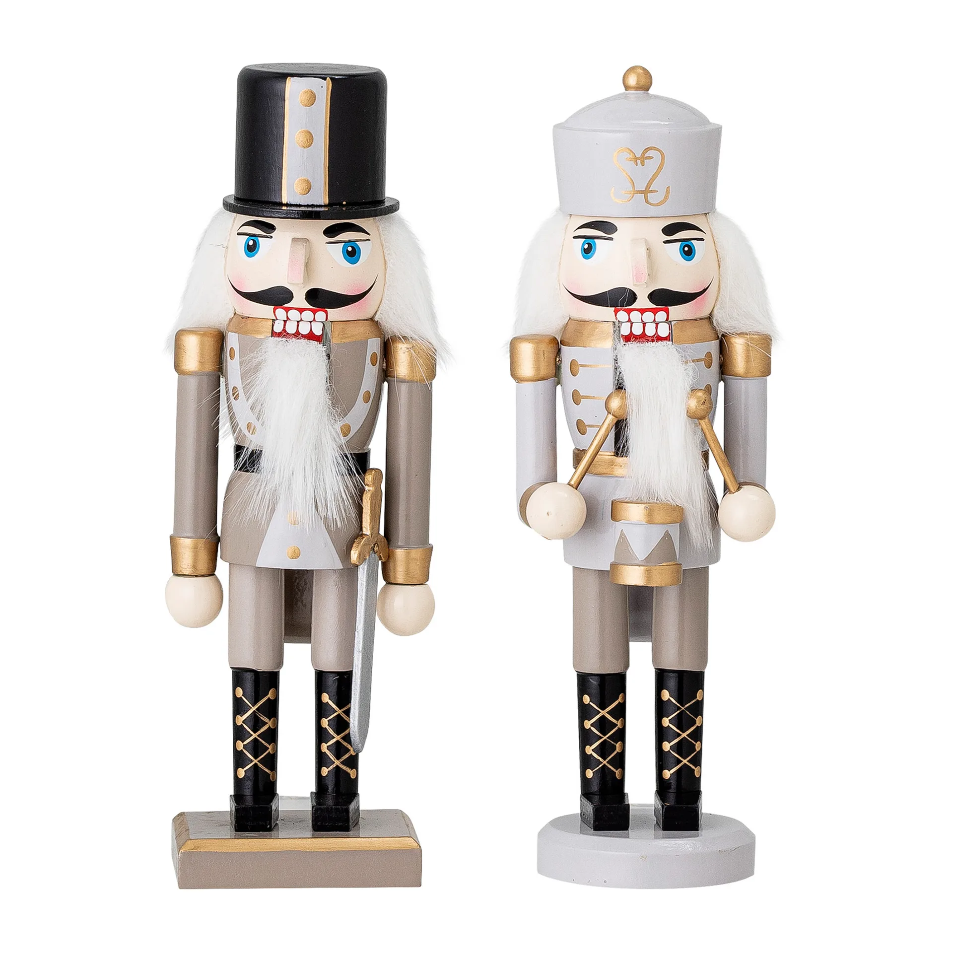 Darren nut cracker 装饰 20.5 cm 2件, 金色 Bloomingville