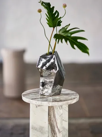 Dimona 花瓶 - 银色，15x23cm - Bloomingville