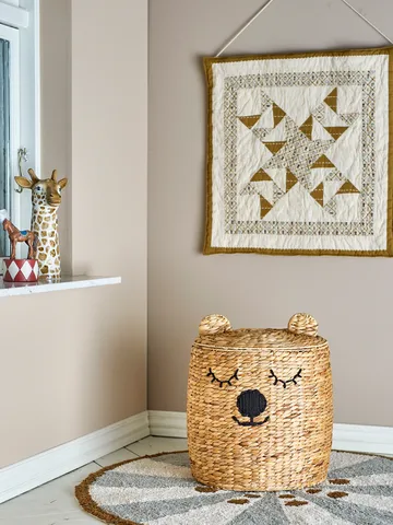 Dolma 储物篮 （含盖子） Ø42x50 cm - Nature - Bloomingville