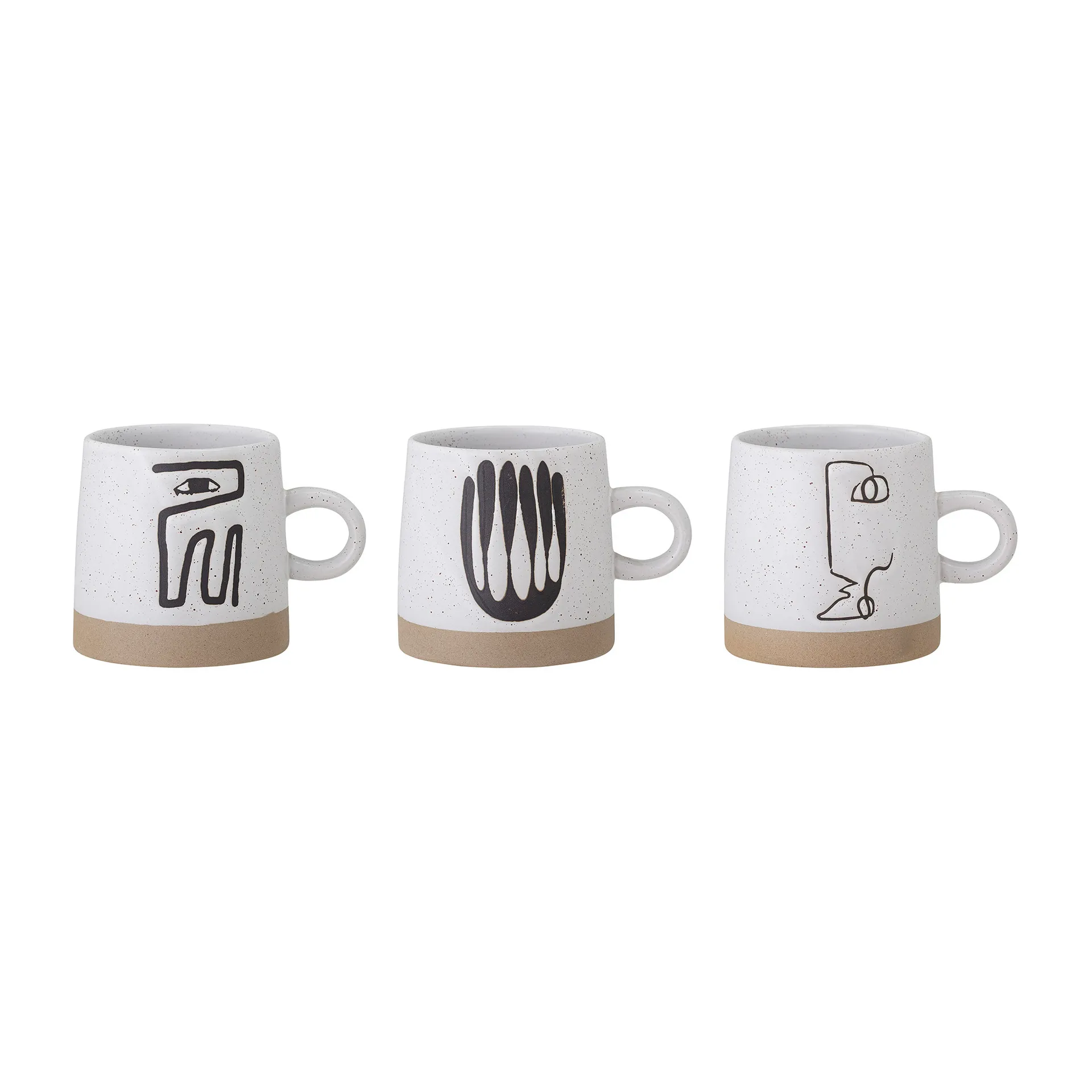 Eliana 马克杯 36 cl 3 pieces, 灰色 Bloomingville