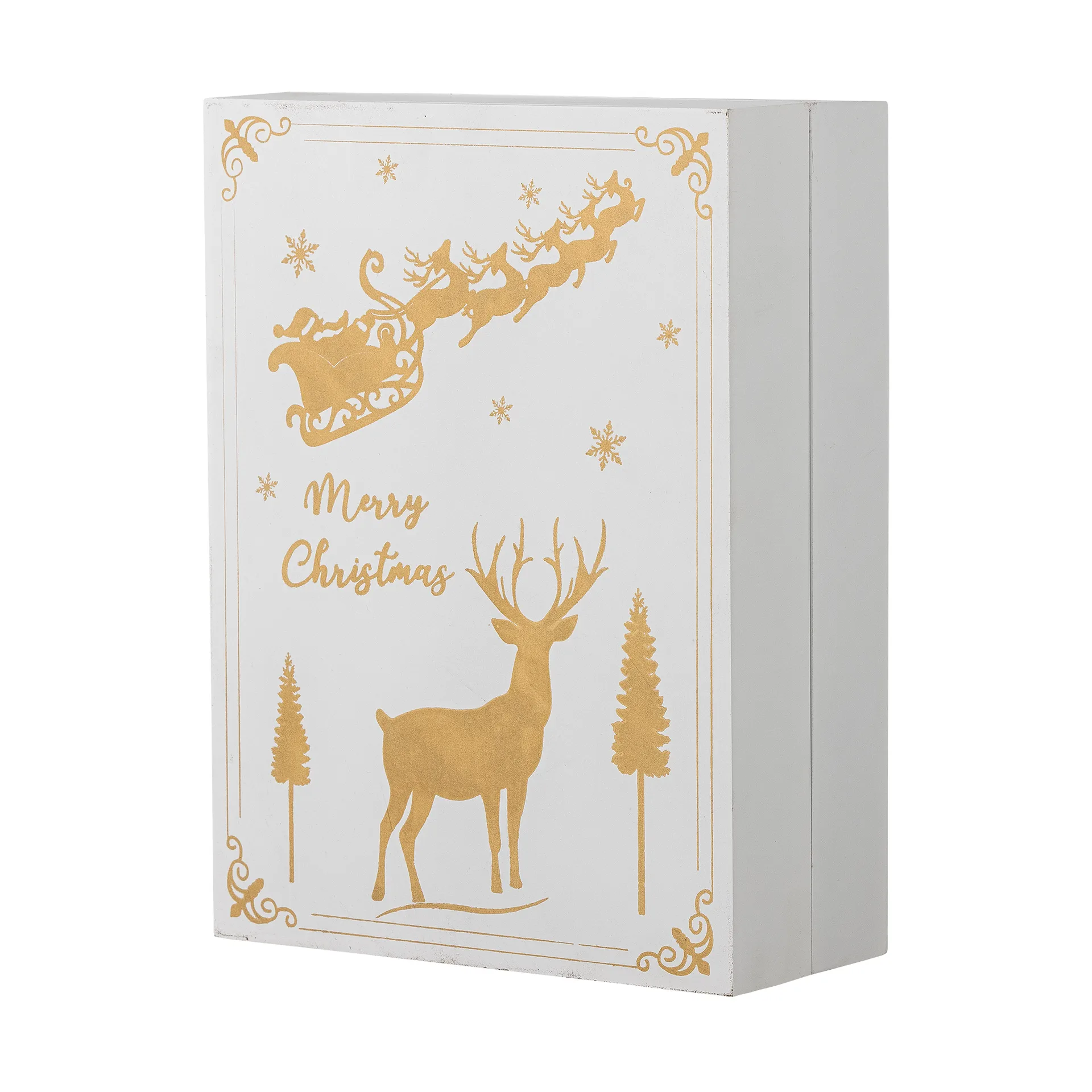 Elimar calendar with lighting, 白色 Bloomingville