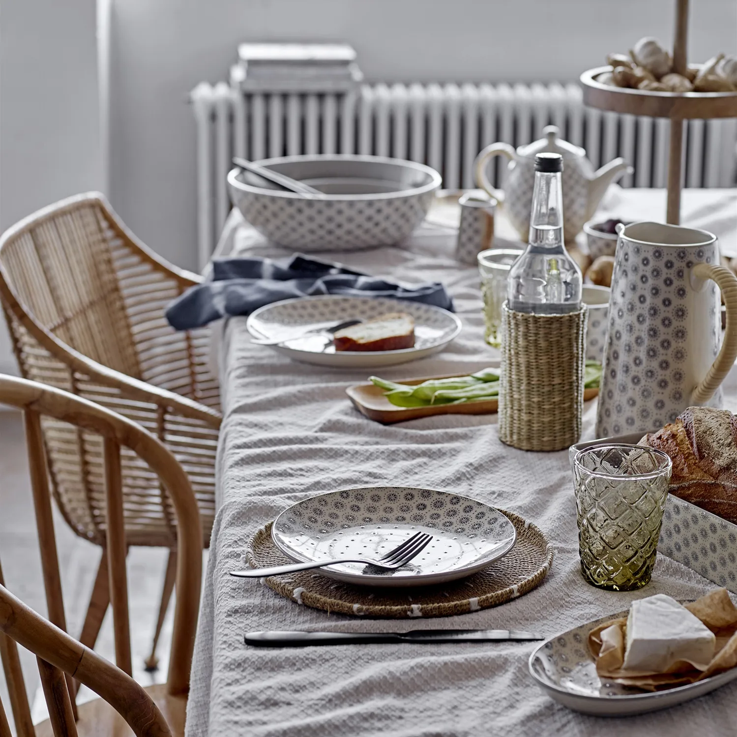 Elsa 盘子 20.5 cm, 灰色 Bloomingville