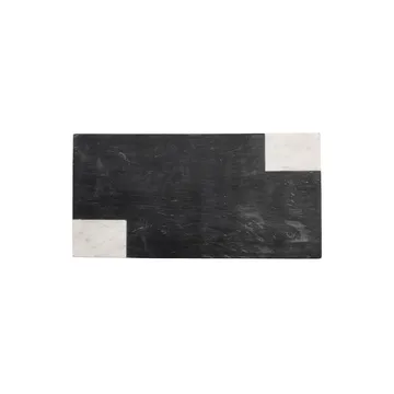 Elvia 菜板  marble 23x45.5 cm - 黑色 - Bloomingville