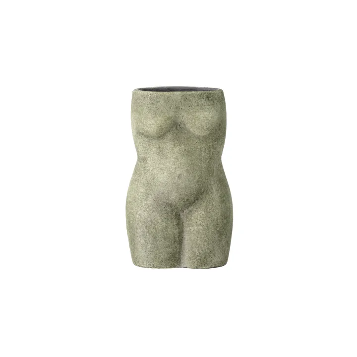Emeli Deco 陶土花瓶 16cm - 绿色 - Bloomingville