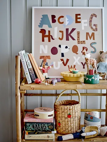 Emilla storage box 2 pieces - Strawberry-mushroom - Bloomingville