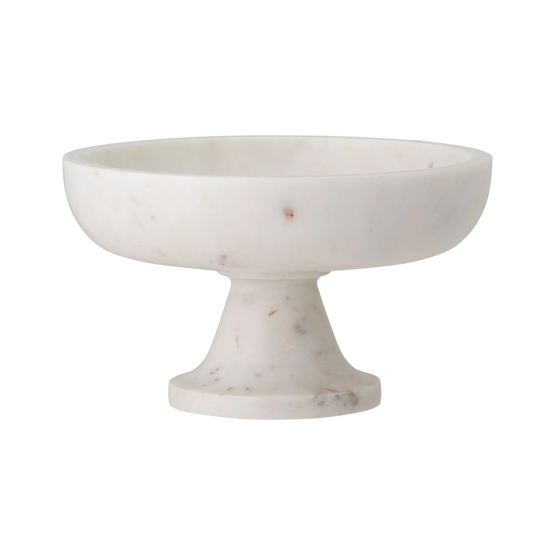 Eris 高脚大理石碗 Ø20.5cm, 白色 Bloomingville
