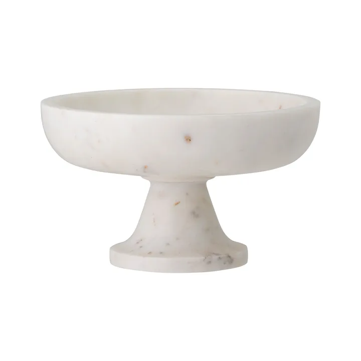 Eris 高脚大理石碗 Ø20.5cm - 白色 - Bloomingville