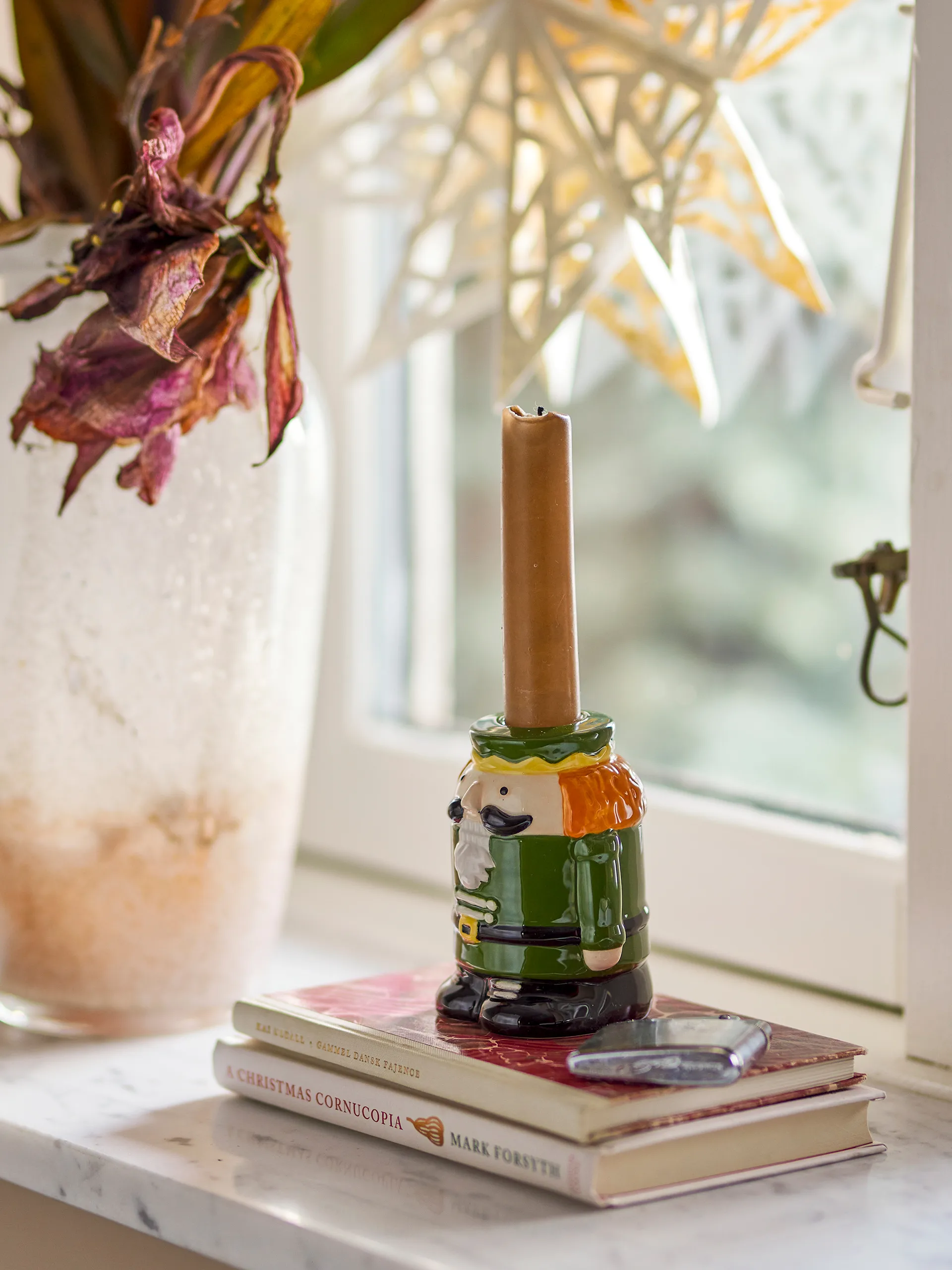 Feast 烛台 9 cm, 绿色 Bloomingville