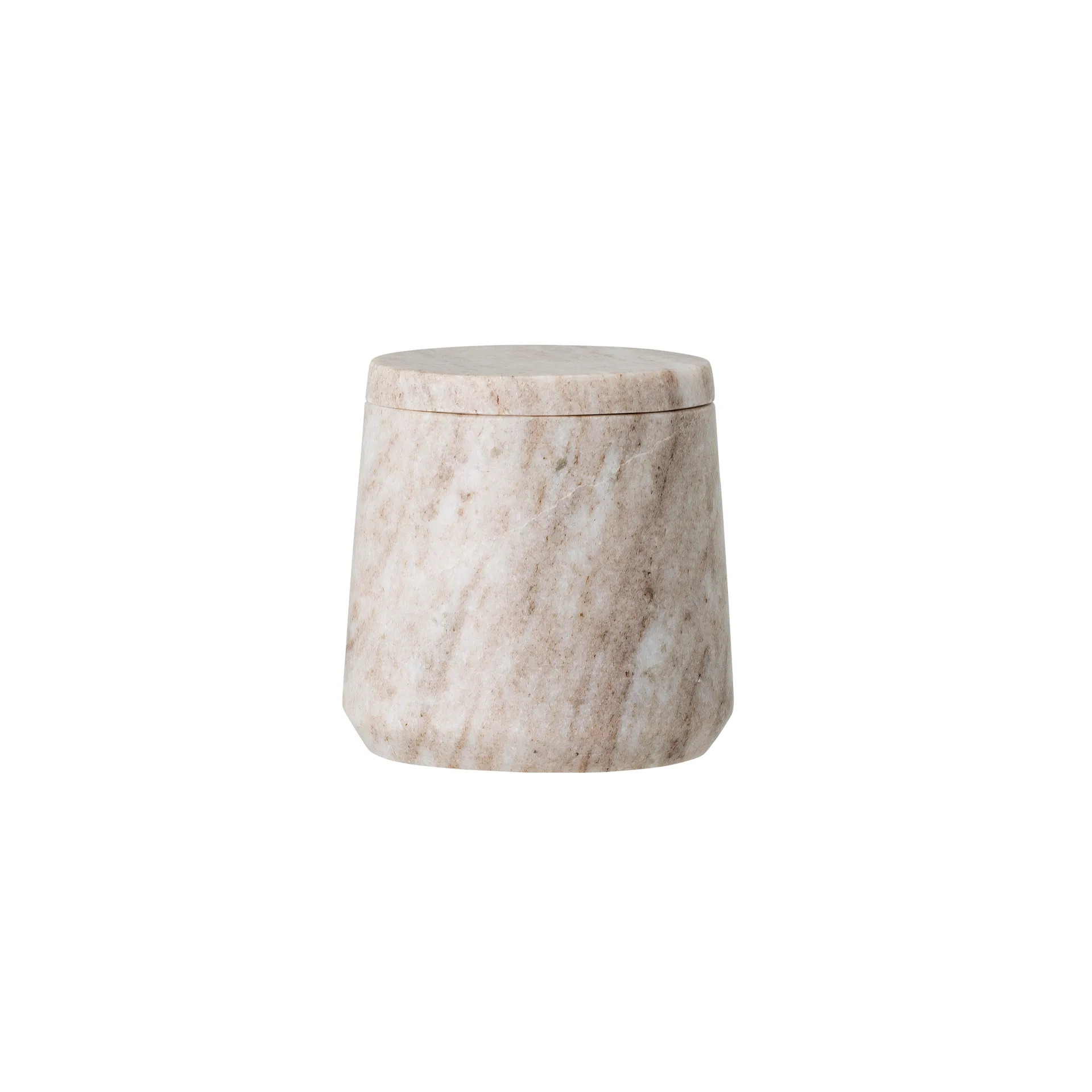 Felica 储物罐 with lid marble, nature Bloomingville